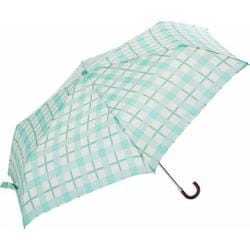 amusant sous la pluie 耐風折りたたみ傘 55cm 折傘55cm 14310.マドラスチェックスカイ 3mytaifumini55