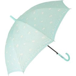 amusant sous la pluie 60cm 耐風長傘 10mm 17220.スターライトCAT ミント mytaifu10