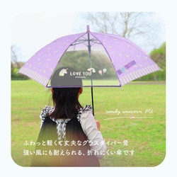 虹様　パステルカラー、キャンディ、ユニコーン⭕️3月20着19時以降(23日に使用 ヨドバシ.com - 宮嶋 24600 ジュニア耐風傘 透明窓付き 55cm 長
