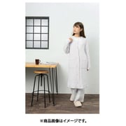 ロング丈カーディガン L-LL パープル hw8357