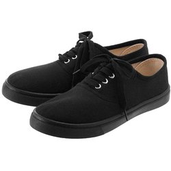 ym62500 [スニーカー 紐あり S(23.0-23.5cm) ALLBLACK]