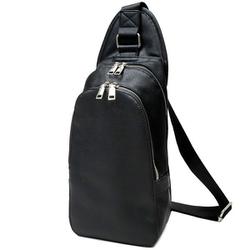 no523 [REGiSTA Intrecciato Body Bag バッグ BLACK-B]