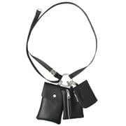 gl005 [glabella MULTI RING SHOULDER BAG マルチショルダー BLACK-A]