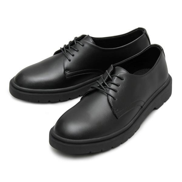 グラベラ glabellaglbt233 [GLBT-233 glabella PLANE TOE DERBY SHOES M(26-26.5cm) BLACK]Ω