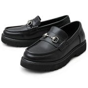 GLBT-181 glabella PLATFORM SOLE BIT LOAFERS L(27-27.5cm) BLACK glbt181