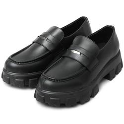 GLBT-242 glabella SQUARE TOE DERBY SHOES M(26-26.5cm) BLACK glbt242