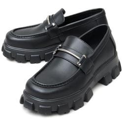 GLBT-272 glabella TRUCK SOLE LOAFERS L(27-27.5cm) BLACK glbt272