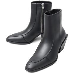 glbb274 [glabella SQUARE HEEL BOOTS L(27.0-27.5cm) ブラック]