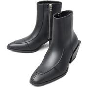 glbb274 [glabella SQUARE HEEL BOOTS L(27.0-27.5cm) ブラック]