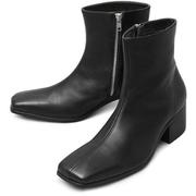glbb212 [GLBB-212 glabella Square Toe Boots Lサイズ(27.0-27.5cm) BLACK]