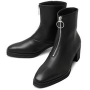 glbb215 [GLBB-215 glabella Front Zip Heel Boots Lサイズ(27.0-27.5cm) BLACK]