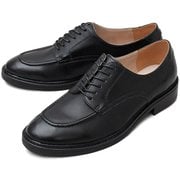 glbt173 [glabella Split Leather U-tip Shoes L(27-27.5cm) BLACK-B]