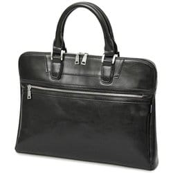 no604 [REGiSTA Split Leather Briefcase バッグ BLACK]