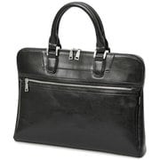 no604 [REGiSTA Split Leather Briefcase バッグ BLACK]