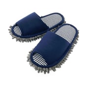 mopslipper [AAAH0000NV 足指運動お掃除モップスリッパ Mサイズ(約23～25.5cm) ネイビー]