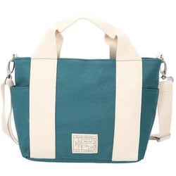 katoen2waybag [2404251 KATOEN カトゥーン 2WAYショルダーバッグ ショルダーバッグ ピーコック]