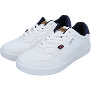 EDWIN メンズ 軽量スニーカー 25cm WHITE edw7025