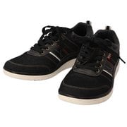 EDWIN メンズ 軽量スニーカー 7643 25cm BLACK edwin7643