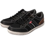 EDWIN メンズ 軽量スニーカー 7744 28cm BLACK edwin7744