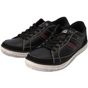 EDWIN メンズ 軽量スニーカー 7747 25.5cm BLACK edwin7747