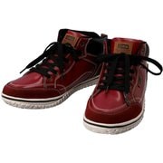 EDWIN メンズ 防水・防滑 ハイカットシューズ 7859 25cm RED edwin7859