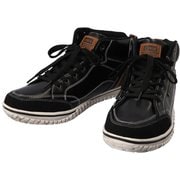 EDWIN メンズ 防水・防滑 ハイカットシューズ 7859 25.5cm BLACK edwin7859