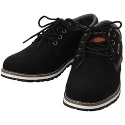 EDWIN メンズ 防水・防滑 ローカットシューズ 7980 25.5cm BLACK edwin7980