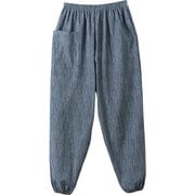 高島ちぢみ 涼感もんぺ S-Mサイズ ネイビー tidimimonpe