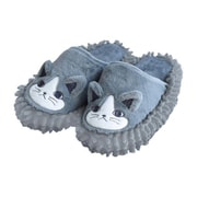 fabmopslippers [51202-3 アニマルモップスリッパ モップスリッパ ねこハチワレ]