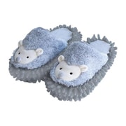 fabmopslippers [51206-1 アニマルモップスリッパ モップスリッパ ハリネズミGY]