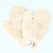 251-TTKG555 KANGOL ストラップ付きミトングローブ ミトングローブ IVORY 251ttkg555