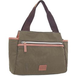 adel3roombag [3002644 ADEL 3ルーム ナイロントートバッグ トートバッグ チャコールxローズ]