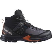 エックスウルトラアルパインミッドゴアテックス レディース ハイキングシューズ NINE IRON/BLACK/RED ORANGE 25cm L47567200