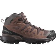 エックスウルトラ360レザーミッドゴアテックス レディース ハイキングシューズ PEPPERCORN/COGNAC/HOT CORAL 24cm L47571000