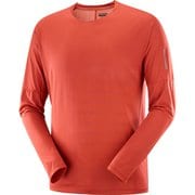 センスエアロ グラフィック ロングスリーブ ティー SENSE AERO GRAPHIC LS TEE M LC2367600 TANDOORI SPICE/CHERRY TOMATO XLサイズ [ランニングウェア シャツ メンズ]