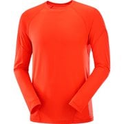 クロス ラン ロングスリーブ ティー CROSS RUN LS TEE M LC2265300 CHERRY TOMATO XLサイズ [ランニングウェア シャツ メンズ]