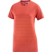 センスエアロ グラフィック SENSE AERO GRAPHIC LC2279700 TANDOORI SPICE/SHOCKING ORANGE XSサイズ [ランニングウェア シャツ レディース]