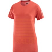 センスエアロ グラフィック SENSE AERO GRAPHIC LC2279700 TANDOORI SPICE/SHOCKING ORANGE Sサイズ [ランニングウェア シャツ レディース]