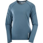 クロス ラン ロングスリーブ ティー CROSS RUN LS TEE W LC2270500 MIDNIGHT NAVY Lサイズ [ランニングウェア シャツ レディース]
