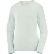 クロス ラン ロングスリーブ ティー CROSS RUN LS TEE W LC2270600 MISTY BLUE Lサイズ [ランニングウェア シャツ レディース]