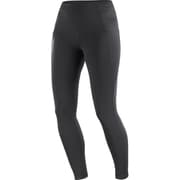 CROSS RUN 28" TIGHTS W LC2308900 DEEP BLACK XSサイズ [ランニングウェア タイツ レディース]