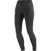CROSS RUN 28" TIGHTS W LC2308900 DEEP BLACK Mサイズ [ランニングウェア タイツ レディース]