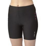 フィットネスパンツ ミドルレッグ AS4FWF52W BKSL ブラック×シルバー Mサイズ [水着 レディース]