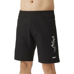 フィットネススパッツ ルーズスパッツ AS4FWF62M BKSL ブラック×シルバー Mサイズ [水着 メンズ]