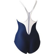 女子アクアライン ワンピース 101530J1 01 ホワイト 120サイズ [スイミング 水着 ガールズ]