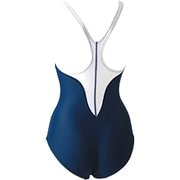 女子アクアライン ワンピース 101530B1 01 ホワイト 4Lサイズ [水着 レディース]
