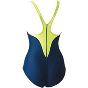 女子アクアライン ワンピース 101530J1 02 イエロー 120サイズ [スイミング 水着 ガールズ]