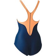 女子アクアライン ワンピース 101530B1 04 オレンジ 4Lサイズ [水着 レディース]