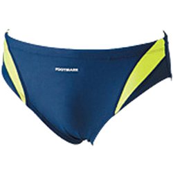 男子アクアライン水着（競泳タイプ） 101531 02 イエロー Lサイズ [水着 メンズ]