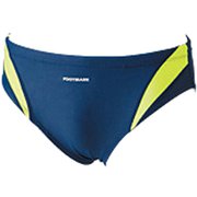 男子アクアライン水着（競泳タイプ） 101531B1 02 イエロー 3Lサイズ [水着 メンズ]